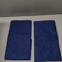 Waterproof Chair Pads for Incontinence 22" x 21", 2 Pack Non Slip Absorbent Wheelchair Reusable Seat Protector, Washable Seat Covers for Chairs, Navy