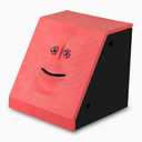 Youngine Novelty Face Bank Coin Eating Savings Bank Money Saving Collection Piggy Bank (Red)