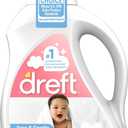 Dreft Liquid Laundry Detergent for Family, Unscented Laundry Detergent, 84 fl oz, 64 Loads