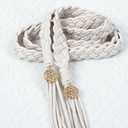 Handfasting Cord for Wedding, Wedding Lasso for Ceremony. Rustic Lasso Lazos Cord Rope for Traditional Catholic Ceremony(Ivory White,Simple)