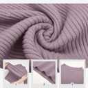 ATHMILE Women's 2026 Fall Long Sleeve Pullover Ribbed Knit Sweater Low Mock Neck Slim Fit Basic Casual Tee Tops (S)