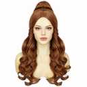 Cosplay Wigs Halloween Party Costume for Women Men (Belle)