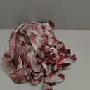 NAPEARL Tie Up Curtains Jacquard Balloon Curtains for Kitchen Window, Ajustable Rod Pocket Sheer Curtain Valance for Bathroom Small Window, 1 Panel (42W x 63L, Burgundy)