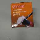 Aniai Strong Magnetic Christmas Light Clips,for Outdoor Living, Box of 50Pcs