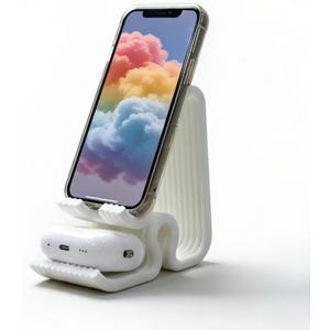 Personalized Phone Stand for Desk, Custom Surfing Phone and Headphone Earbuds Holder for Desk, Smartphones, Cute Stuff Home Decor, Office Decoration,Unique Birthday Bday Gifts Ideas