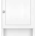 MCS 23x16 White Medicine Cabinet Organizer, Wall Mounted Bathroom Cabinet for Over-The-Toilet Storage, Bathroom Furniture & Restroom Organizer