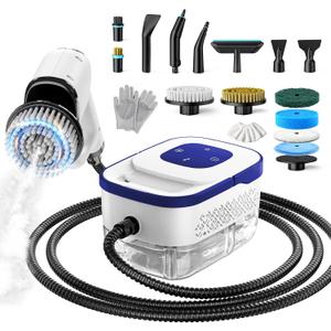 Steam Cleaner, Electric Spin Scrubber Portable Steamer for Cleaning