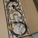 KRAUS Bolden Commercial Style 2-Function Single Handle Pull Down Kitchen Faucet in Spot-Free Antique Champagne Bronze, KPF-1610SFACB