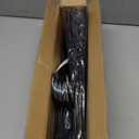 Zober Pants Hangers Non Slip - 20 Pack Open Ended Pants and Jean Hangers for Closet - Space Saving Clothes Hanger - Strong, Durable, Metal Pant Hangers (Black) (Chrome)