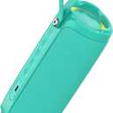 Bobtot Portable Bluetooth Speaker, IPX6 Waterproof Speaker with Punchy Bass, 15W Loud Sound, RGB, 15H Playtime, Dual Pairing for Party, Camping, Beach, Teal