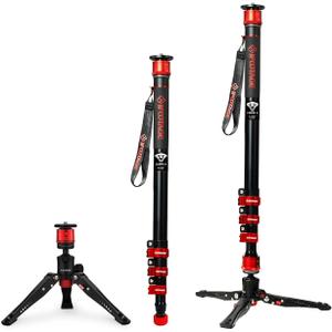 IFOOTAGE Camera Monopod Cobra 3 A180F, 71" Aluminum Professional Video Monopod with Tripod Base, Max Load 10KG IFOOTAGE Camera Monopod Cobra 3 A180F, 71" Aluminum Professional Video Monopod with Tripod Base, Max Load 10KG