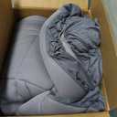 Ultra Soft Queen Size Mattress Topper - Viscose Made from Bamboo Pillow Top Mattress Pad for Back Pain Relief - Naturally Cooling for Hot Sleepers, Gray