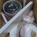 52 Inch Ceiling Fans with Lights and Remote, White Ceiling Fan, 5 Blade Modern Ceiling Fan for Bedroom, Living Room, Dining room, Patio, Dimmable 6 Speeds DC Quiet, White 