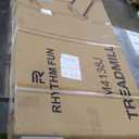 RHYTHM FUN Treadmill with Incline, Walking Pad with Handle Bar,300lbs Walking Pad with APP, Portable Folding Walking Treadmills for Home/Office with Low Noise