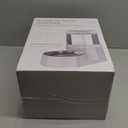 Sfozstra Large Dog Water Dispenser: 4L Stainless Steel Gravity Cat Water Feeder - Quiet Refill - No Power Needed - for Kittens & Cats - Bedroom/Kitchen Corner/Crate Area (4L Without Filter, White)