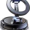 ANDERY Car Phone Holder for Magsafe [78+LBS Strongest Suction & 2400gf Magnetic] 360 Adjustable Car Phone Mount, Phone Holders for Your Car for iPhone 17 Pro Max 16 15 14 13 12 Plus Air, Carbon Fiber, Black