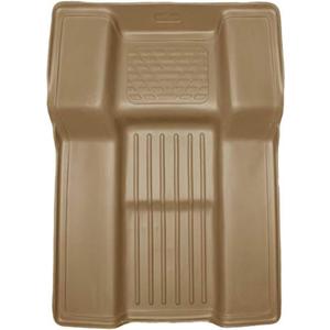 Husky Liners Weatherbeater Floor Mats | Fits 2007-2010 Cadillac Escalade, Chevrolet Tahoe & GMC Yukon | Walkway, 1-pc Tan - 81243