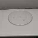 Microwave Plate Replacement 16.5 inch Fits WB48X10046 and WB48X29704 GE Microwave Turntable Plate - Exact Replacement Microwave Glass Plate - Durable Oven Dish Tray For Better Reheating and Cooking