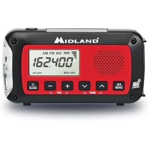Midland ER40 Emergency Crank Weather Alert Radio w/Flashlight