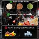 FANS-ONE Electric Protein Shaker Bottle, 24 oz USB C Rechargeable Electric Mixer, Shaker Cups for Protein Shakes and Meal Replacements, Portable Blender Self Mixing Cup for Gym Workout, Transparent