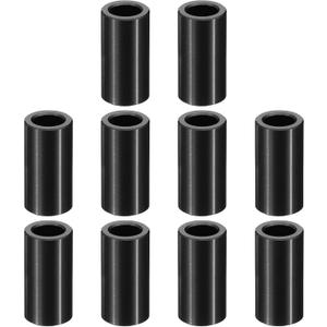 PATIKIL M8 Aluminum Spacers, 10 Pcs Metal Spacer Aluminum M8 x 1/2" OD x 1-1/2" L Aluminum Spacer Screw Standoff Round for 5/16" or M8 Screw Bolts