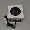 Gaiatop Mini Space Heater, Lightweight PTC Ceramic Fast Heating 500W Energy Efficient for Indoor Use, Overheating & 45 Tip-Over Protection, Portable Desk Electric Heaters for Office Home White