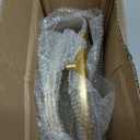 IBWell 3-Tier Metal Fruit Basket Holder Decorative Fruit Bowl Stand(Type A, Gold)