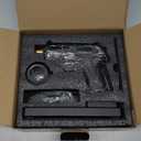 Birthday Gifts for Men Dad, Kollea Gun Whiskey Decanter Sets for Men, Shot Glass, Funny Gift Idea for Him Brother, Liquor Dispenser for Bar, Alcohol, Anniversary, Military Present, Cave, New Year