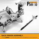 PAROD Rack and Pinion Assembly Fit for 2004-2008 Acura TL, 2003-2007 Honda Accord 2.4L L4; with Hydraulic Power Replace#53601SDAA04