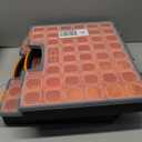 EMENTOL 2PCS Multi-Purpose Portable Organizer Box Set with 44-Removable Compartments, 2 Pieces Professional Boxes with Dimension 16.2"L*13"W*2.3"H