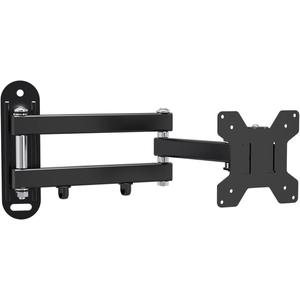 suptek TV Wall Mount Bracket Monitor arm TV Wall Mount Bracket Display arm Monitor Wall Mount for 13-30" Adjustable up/Down, Left/Right Angle, 30lbs Load Capacity VESA75-100mm MA2776 (Black)