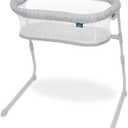 HALO Baby Flex BassiNest, Adjustable Travel Bassinet, Easy Folding, Lightweight with Mattress and Carrying Bag, Morning Mist