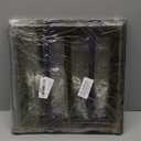 2 Packs Large Metal Square Plant Caddy with Wheels 13.6" and 12" Iron Wrought Rolling Plant Stand with PU Metal Casters Heavy-Duty Plant Dolly Indoor Outdoor Plant Roller Base Planter Movers, Black