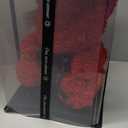 Large 16 Inch Rose Bear Flower Bear Gift Set with Luxury Gift Box, Handmade Artificial Rose Teddy Bear, Valentine Gift for Her, Anniversary, Birthday