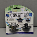 TubShroom Ultra Revolutionary Bath Tub Drain Protector Hair Catcher/Strainer/Snare, Stainless Steel, Stainless Combo