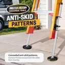 Adjustable Ladder Leveler with Anti-Slip Rubber Feet, Extension Ladder Stabilizer Feet Levelers with Rust Proof Design, Universal Stair Ladder Stabilizer, Ladder Aide Leveling Feet
