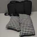 SlowTon Console Dog Car Seat - Portable Dogs Armrest Booster Seat for Small Dog, Anti-Collapse Pet Car Seat with Soft Cushion Safety Belt, Support Pet Up to 11lbs (Black)