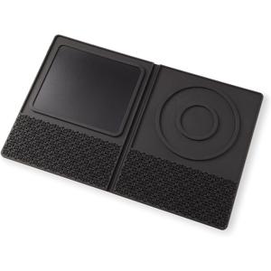 True Bar Mat, Multipurpose, Silicone Cocktail Prep Station, Rimmer, Cutting Board, Drying Mat, Set of 1, Black