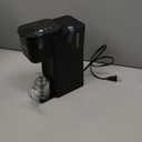 Mini Hot and Iced Coffee Maker Single Serve, for K Cup and Ground, 6 to 14 Oz Brew Sizes, with Recipe Book, for Home, Travel, RV, Office and Dorm, Classic Black (2.0 Version)