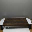 Shoe Storage Cabinet for Entryway with 2 Flip Drawers, Narrow Wood Shoe Cabinet with Fluted Panel, Freestanding Hidden Shoe Organizer for Foyer, Hallway (Walnut)