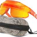 Kids Baseball Polarized Sunglasses: Sports Sunglasses for Boys Girls 3-12 Youth Sun Glasses for Cycling Running