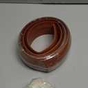 Floor Cord Cover 4FT, Walnut Wood Cord Hider Floor, Soft PVC Cord Protector Floor, Hide Extension Floor Wire Covers for Cords, Organizer Wires Floor Cable Cover, Cable Cavity: 0.47" (W) x 0.24" (H)