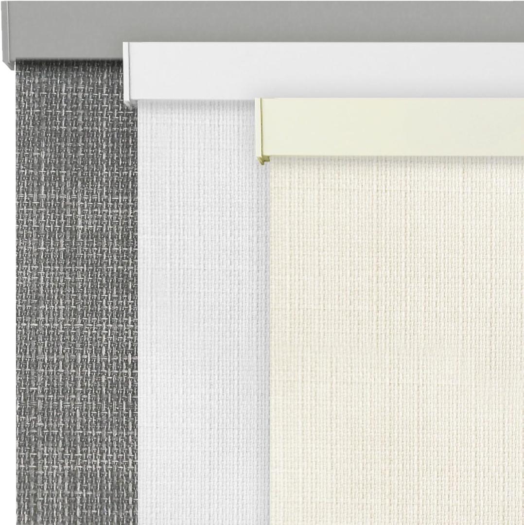 AOSKY Linen Roller Blinds Shades for Indoor Windows Pull Down Cordless Blackout Black Out Window Shade 20 Inch Blinds for Home Beige, 20"W x 72"H
