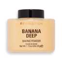 Revolution, Loose Baking Powder, Makeup Setting Powder, Long-Lasting Coverage, Mattifies & Reduces Shine, Banana Deep, 1.12 oz