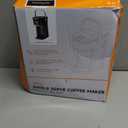 Tastyle Single Serve One Cup Coffee Maker, for K Cups and Grounds, Mini Coffee Maker with Portable Handle, 6 to 12 Oz Brew Size, for Travel, Camping, Office, RV and Dorm, 120V, Black and Gold