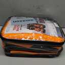 FH Group Car Seat Covers Full Set Premium Cloth - Universal Fit,Automotive SeatCover,Low Back Front SeatCovers,Airbag Compatible,Split Bench Rear Seat,Washable Seat Cover for SUV, Sedan Orange