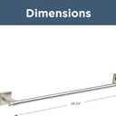 Franklin Brass Maxted (1-Pack) 24" Towel Rack for Bathroom, Satin Nickel Towel Bar for Bathroom Wall Towel Holder Rod Wall Mounted Bathroom Accessories MAX24-SN