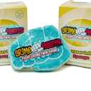 Degreaser Dish Soap Infused Cleaning Sponge, Activates with Water, 4 Pack, Non Scratch, Ergonomic, Fresh Citrus Orange Scent