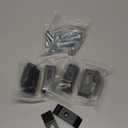 aqxreight Truck Bed Cover Clamps 1112514 Aluminum Mounting Clamps Compatible with Most Truck Beds for Secure Tonneau Cover and Shell Fit (Black)