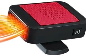 Car Heater Portable Car Defroster Windshield Heater,12V 200W Fast Heating & Cooling Fan,Plug In Cigarette Lighter Heaters Windshield Defogger,360 Rotary Portable Car Heaters for Vehicle,Cars,RVs,SUV